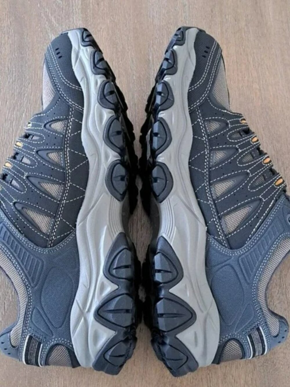 Skechers After Burn M.Fit 2.0 - Color: Charcoal / Gold - Size: Men 13 - Picture 4 of 10